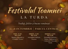 Turda intră în atmosfera de toamnă! Trei zile de festival cu bucate tradiționale, muzică și dans popular în Parcul Central