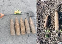 Descoperiri periculoase în două localități de lângă Turda! Pirotehniștii ISU au ridicat mai multe proiectile explozive